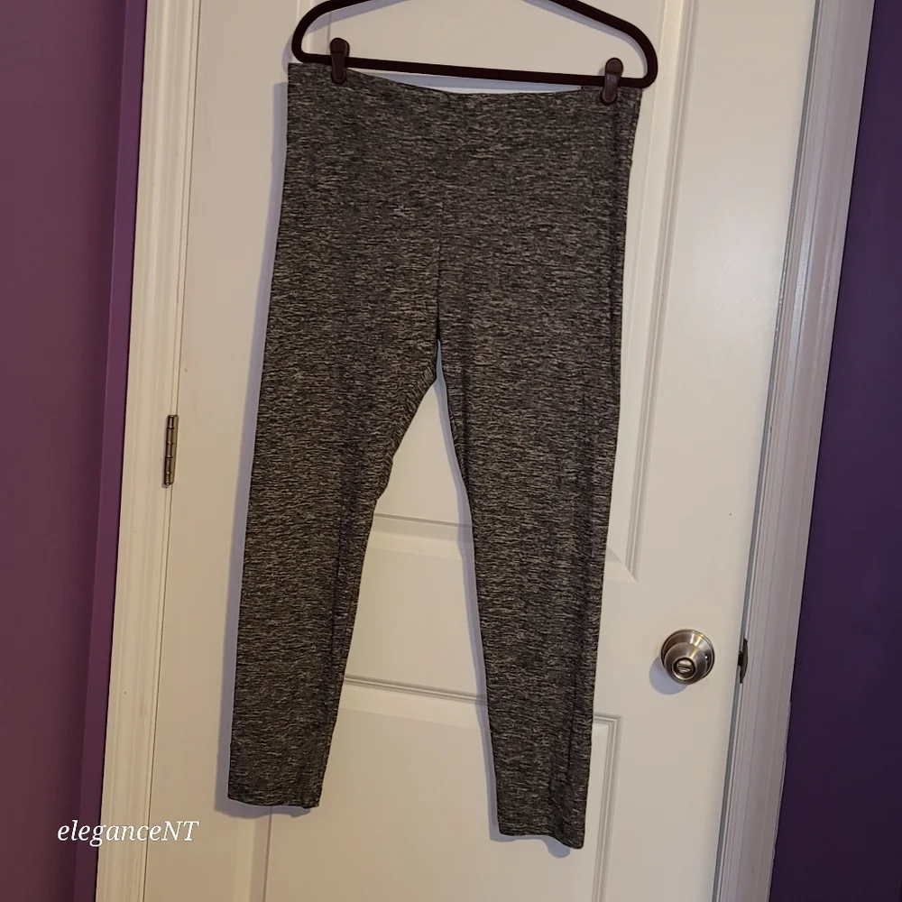 NOBO Highrise Heathered Gray Leggings Sz: XXL (Sz: 19 Juniors ) NWT - Picture 2 of 5